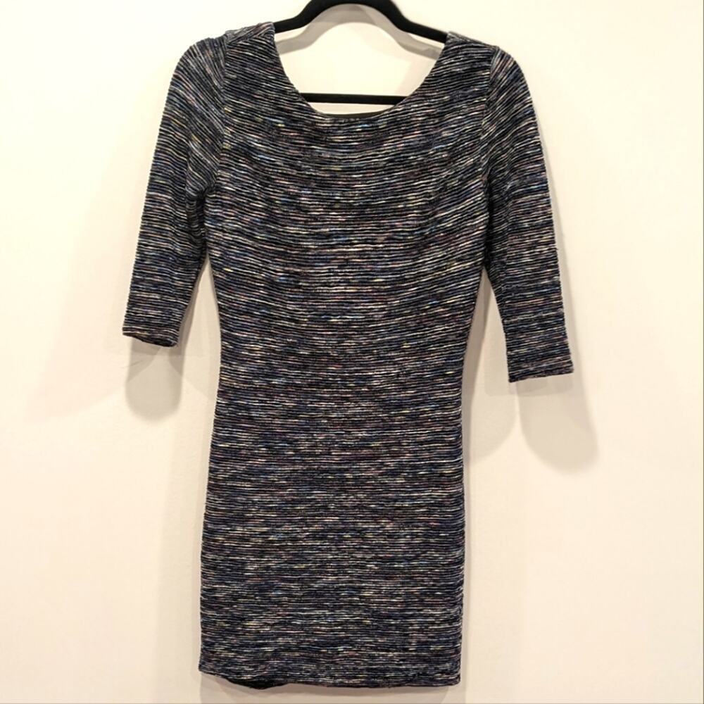 Lily Rose Multicolored Bodycon Cocktail Mini Dress Juniors Medium